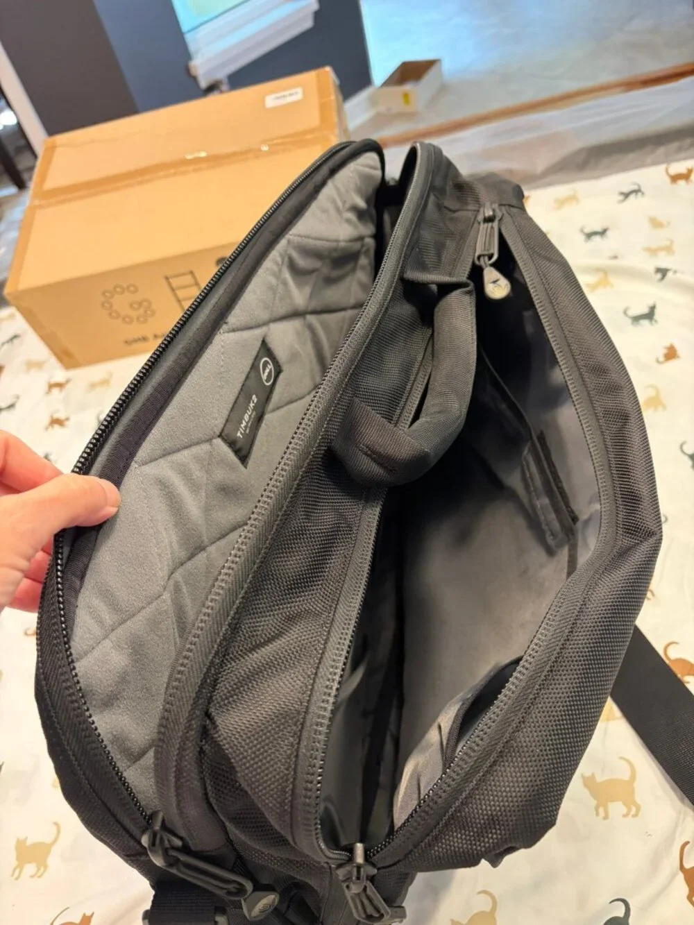 Timbuk2 Laptop Backpack/Messenger Bag – Black – Padded Laptop Sleeve